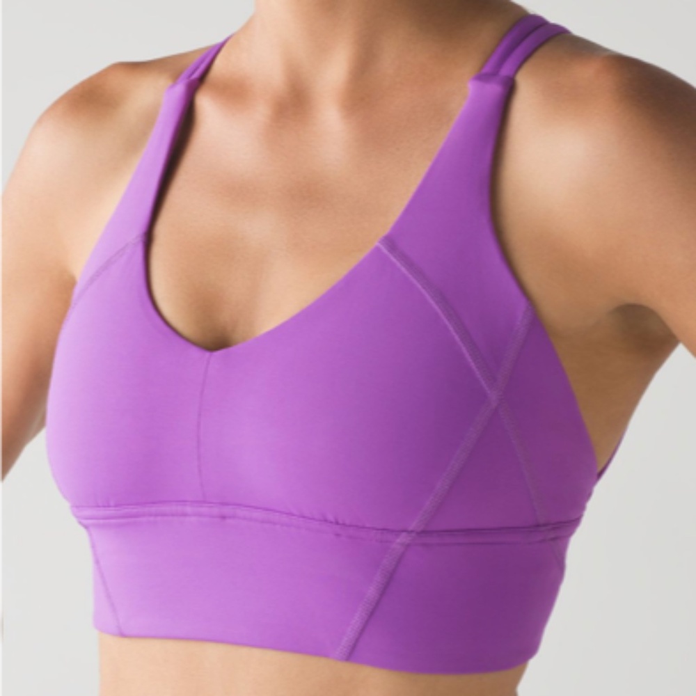 Lululemon As You Like Bra - Size: 8, Color: Moonlit Magenta